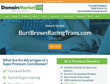 Tablet Screenshot of burtbrownracingtrans.com